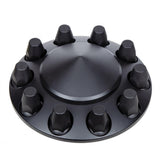 Black ABS Front Axle Covers with 33mm Nut Covers