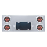 Stainless Steel Rear Center Panel with 4" 7 LED Lights
