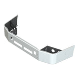 Volvo VNL 14" Set Back Chrome Bumper with Cutouts
