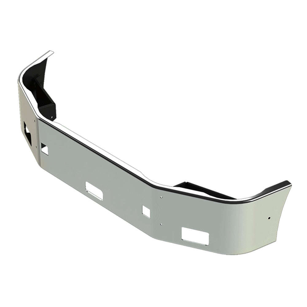 Peterbilt 386 16" Set Back Axle Chrome Bumper