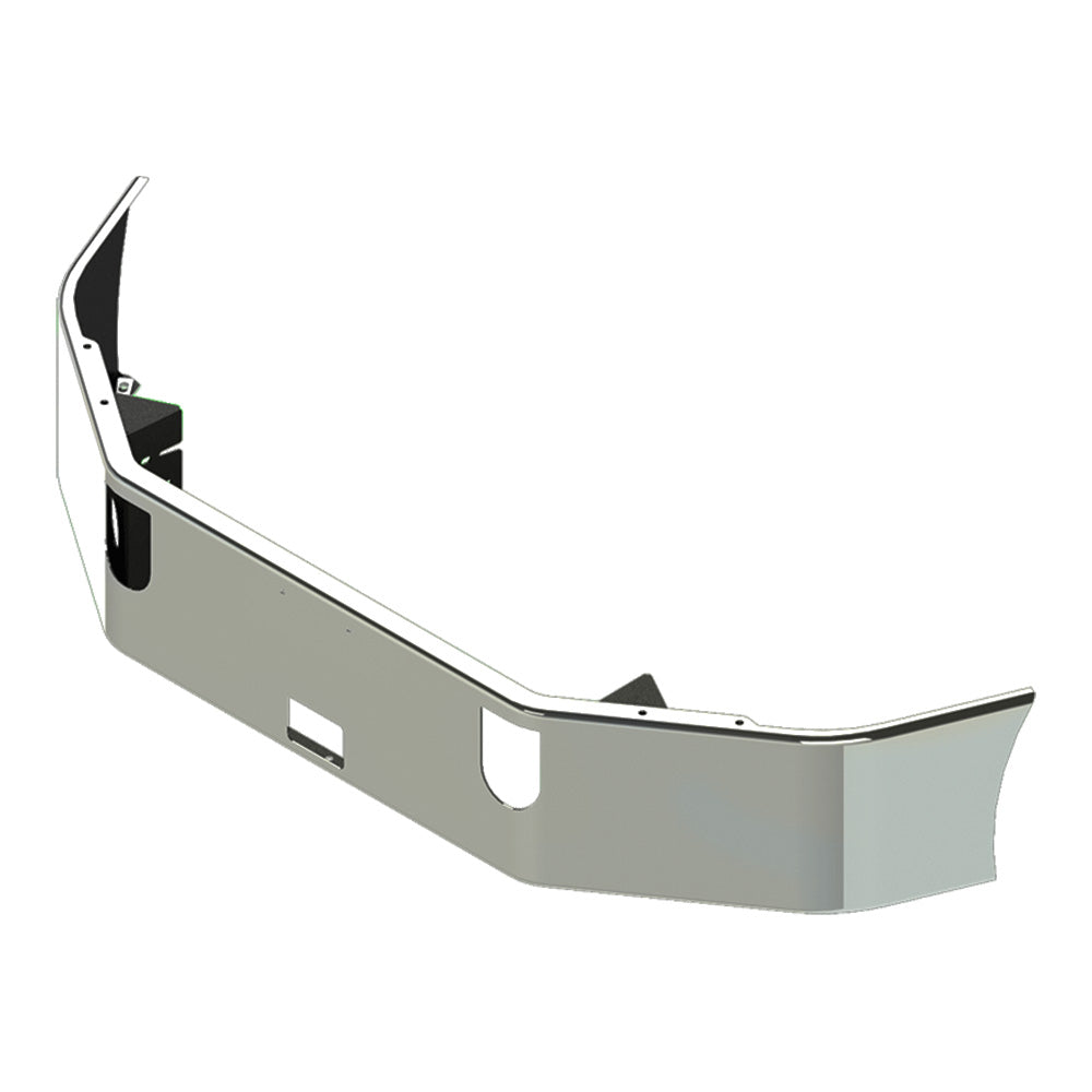 Mack CXN613 CXP613 16" Set Back Chrome Bumper
