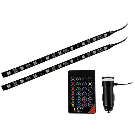 9" Multicolor LED flex lights