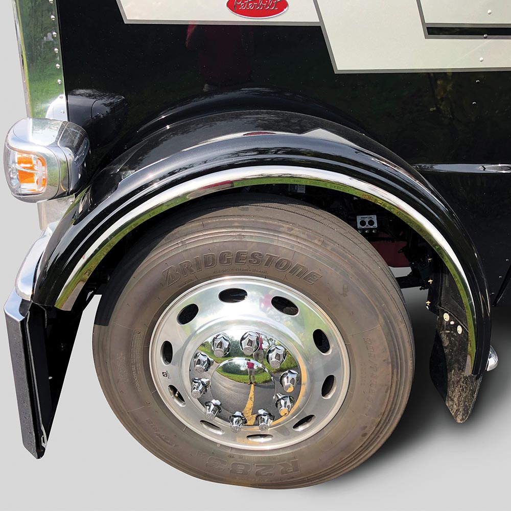 Peterbilt 389, 379 Stainless Steel Fenderettes