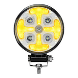 4.5" Amber Cross Strobe 25 LED Work Lamp