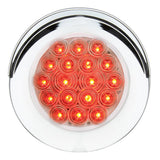 4" Round 18 LED Light with Chrome Bezel