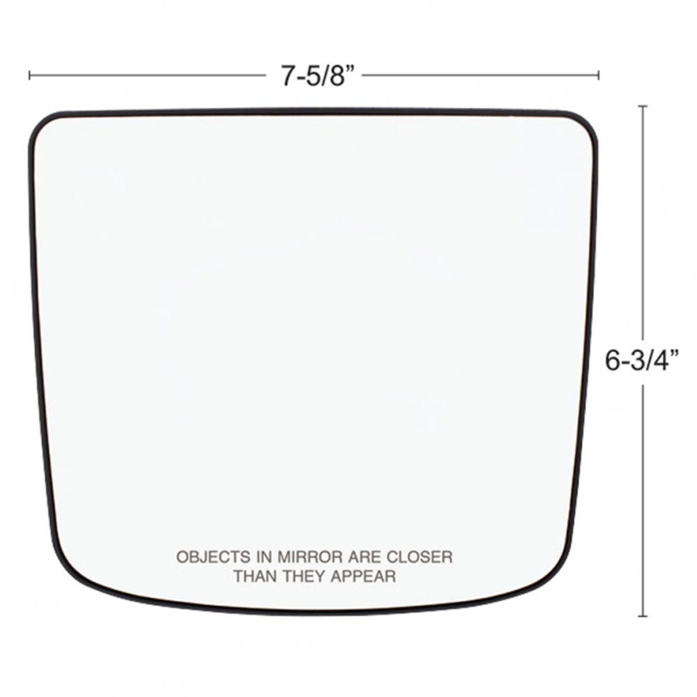 Volvo Heated Auxiliary Convex Mirror Replacement