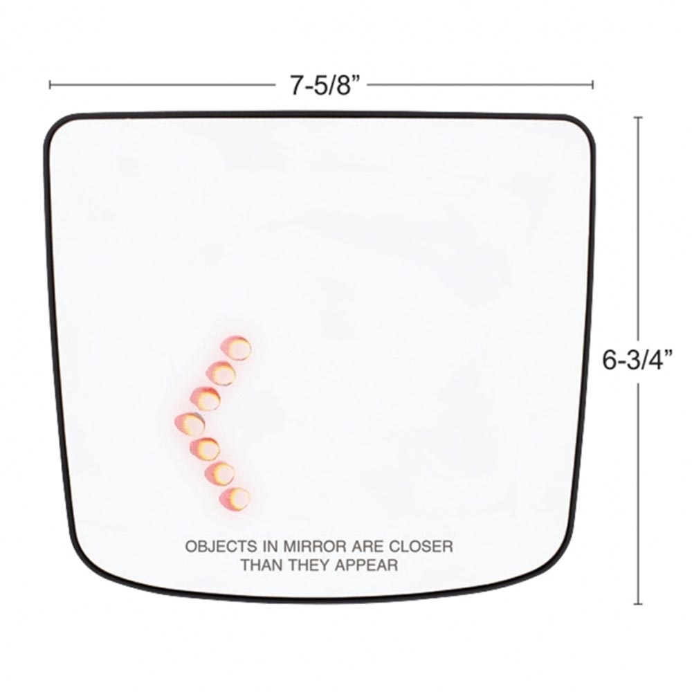 Volvo Heated Convex Mirror with LED Turn Signal