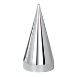 33mm x 4-1/2" Chrome Plastic Spike Nut Cover - 60PK Thread On