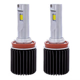H11 Triple Color High Power 12V LED White and Yellow Bulbs - 2 Pack