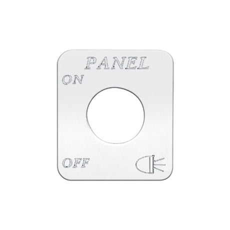FL SS Panel Lights Switchplate