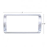 Freightliner Cascadia Chrome 4-Switch Dash Panel Trim