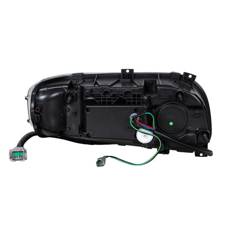 Another angle of Peterbilt 388, 389, 567 blackout LED headlight with turn and position light bars