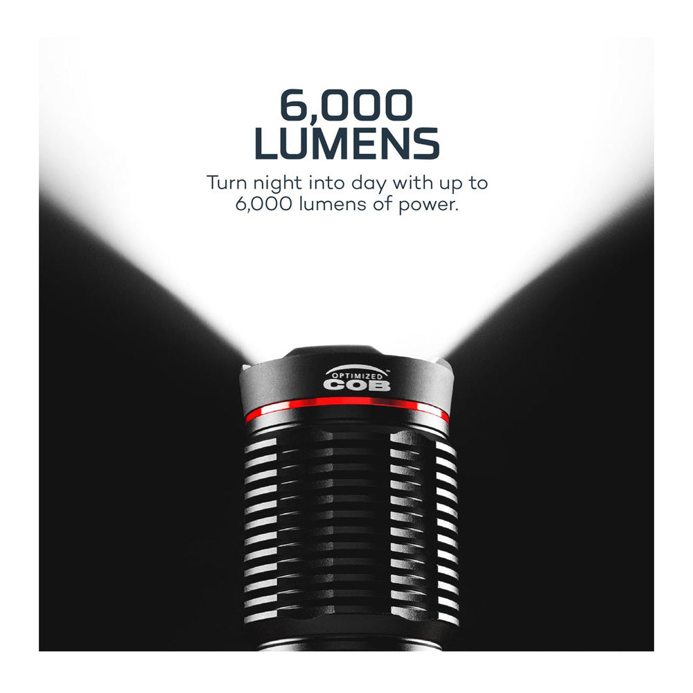 REDLINE 6K Rechargeable LED Flashlight and Power Bank