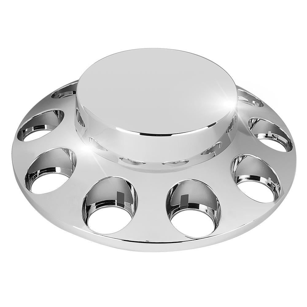 Flat Top Chrome Front Axle Cover Kit