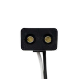 2 Wire Female Adapter with Female Bullet Plug