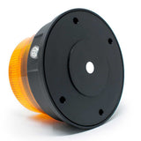 5"D High Power 24 Amber LED Magnet Mounted and Battery Operated Rechargeable Light Beacon