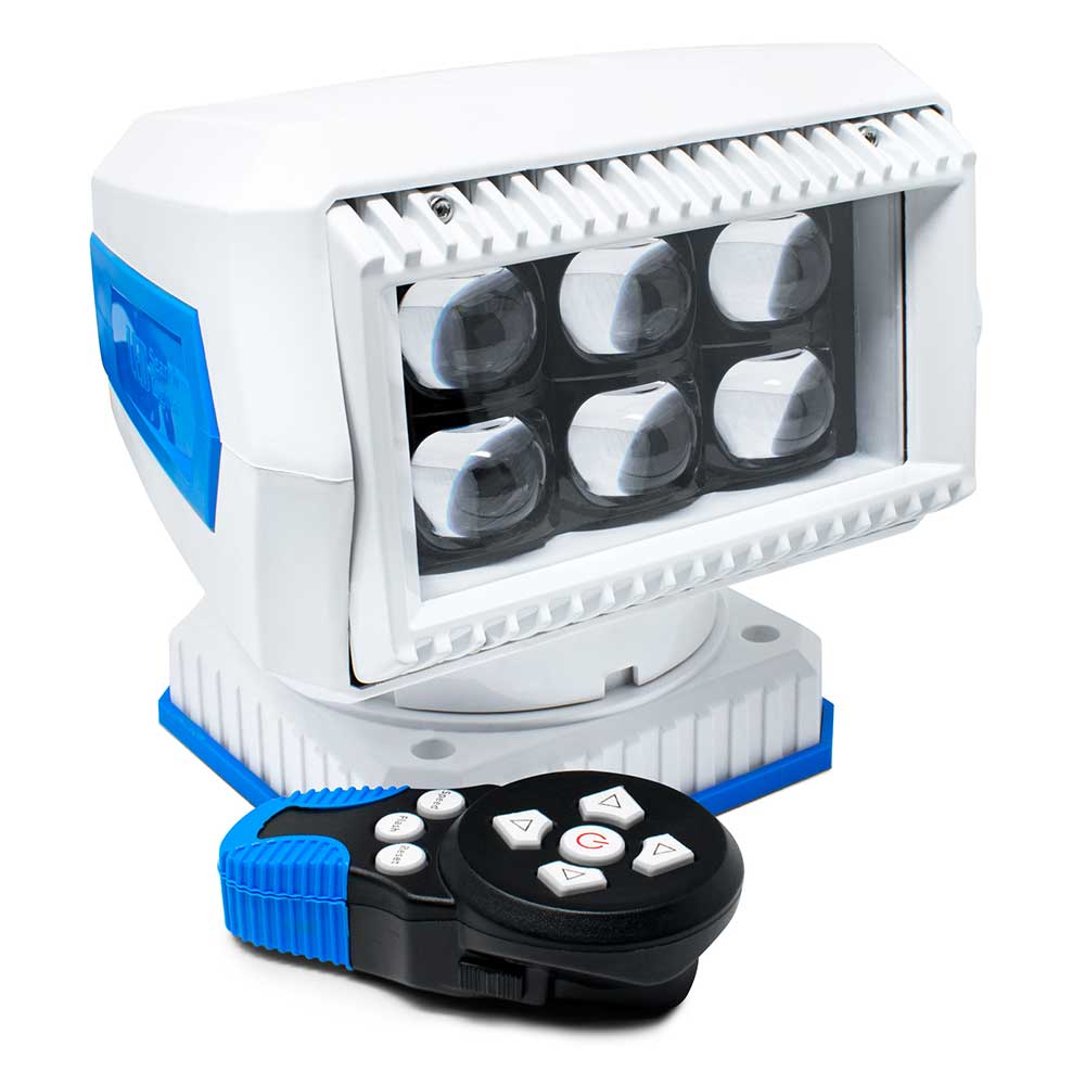 Bluetooth Searchlight with Wireless Remote with 10-30 VDC, 360° Rotation