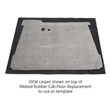 Ribbed Rubber Cab Floor Replacement 60" x 72"