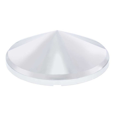 Chrome plated cone replacement hubcap