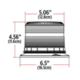 Amber 1" Medium Profile LED Light