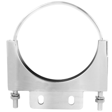 5" Peterbilt saddle clamp, close-up