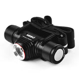 TRANSCEND Rechargeable 1K LED Headlamp and Flashlight