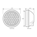 4" Round High Count 40 Diode LED Lights
