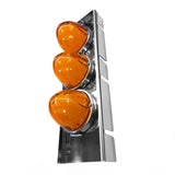 Kenworth W900 Watermelon LED Front Air Cleaner Light Bars