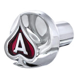 Chrome Ace of Spades Thread-On Shifter Knob