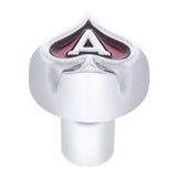 Chrome Ace of Spades Thread-On Shifter Knob