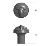 Chrome Eagle Thread-On Shifter Knob
