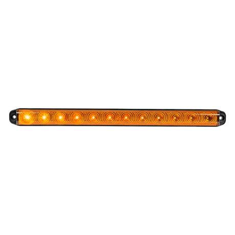 16" Sequential 12 LED light bar, close-up