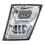 Volvo VN 2003-17 Chrome LED Fog and Daytime Running Lights