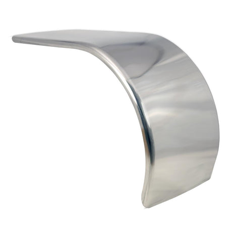 80" Mirror finish stainless rolled half fenders