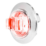 1" LED Dual Function Wide Angle Mini Light with Chrome Bezel