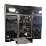 80" x 80" x 16" Enclosed 4 Door Cab Rack