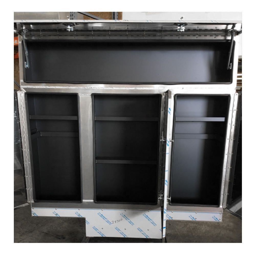 80" x 80" x 16" Enclosed 4 Door Cab Rack