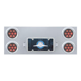 Stainless Steel Rear Center Panel with 4" 7 LED Lights