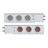 Stainless Steel Two-Piece Rear Light Bar with 4" 7 LED Lights