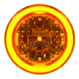 2-1/2" Amber Round 10 Series Amber High Profile LED Clearance Marker Light