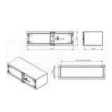 18"x 24" x 60" Cam-Lock Underbody Tool Box