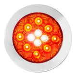 4"³ Flange Mount Combo LED Light with Twist-On Bezel Fleet Series