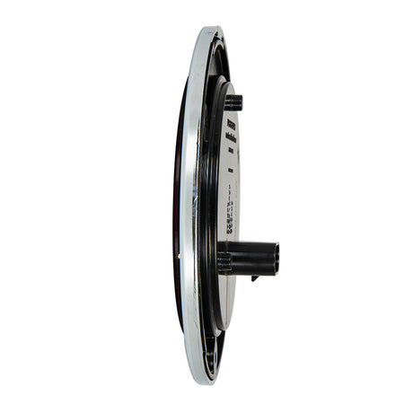 4"³ Flange mount combo LED light with twist-on bezel fleet series from another angle