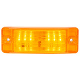 5-7/8" 6 LED Amber Turtle Style Marker Light
