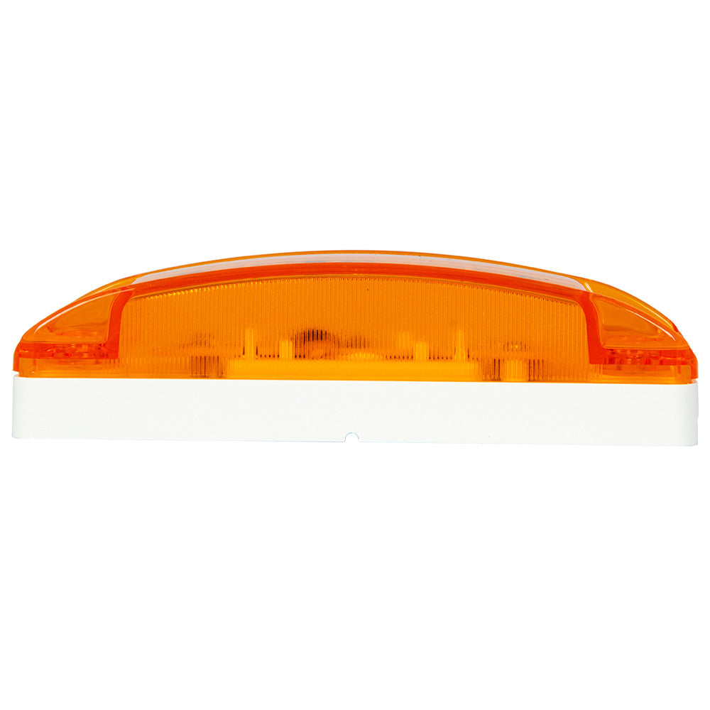 5-7/8" 6 LED Amber Turtle Style Marker Light