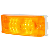 5-7/8" 6 LED Amber Turtle Style Marker Light