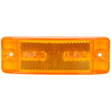 5-7/8" 6 LED Amber Turtle Style Marker Light with Reflector Lens