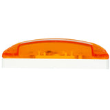 5-7/8" 6 LED Amber Turtle Style Marker Light with Reflector Lens