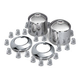 2019 and Newer International CV & Chevrolet Silverado Trucks Front & Rear Open Center Axle Cover Kit