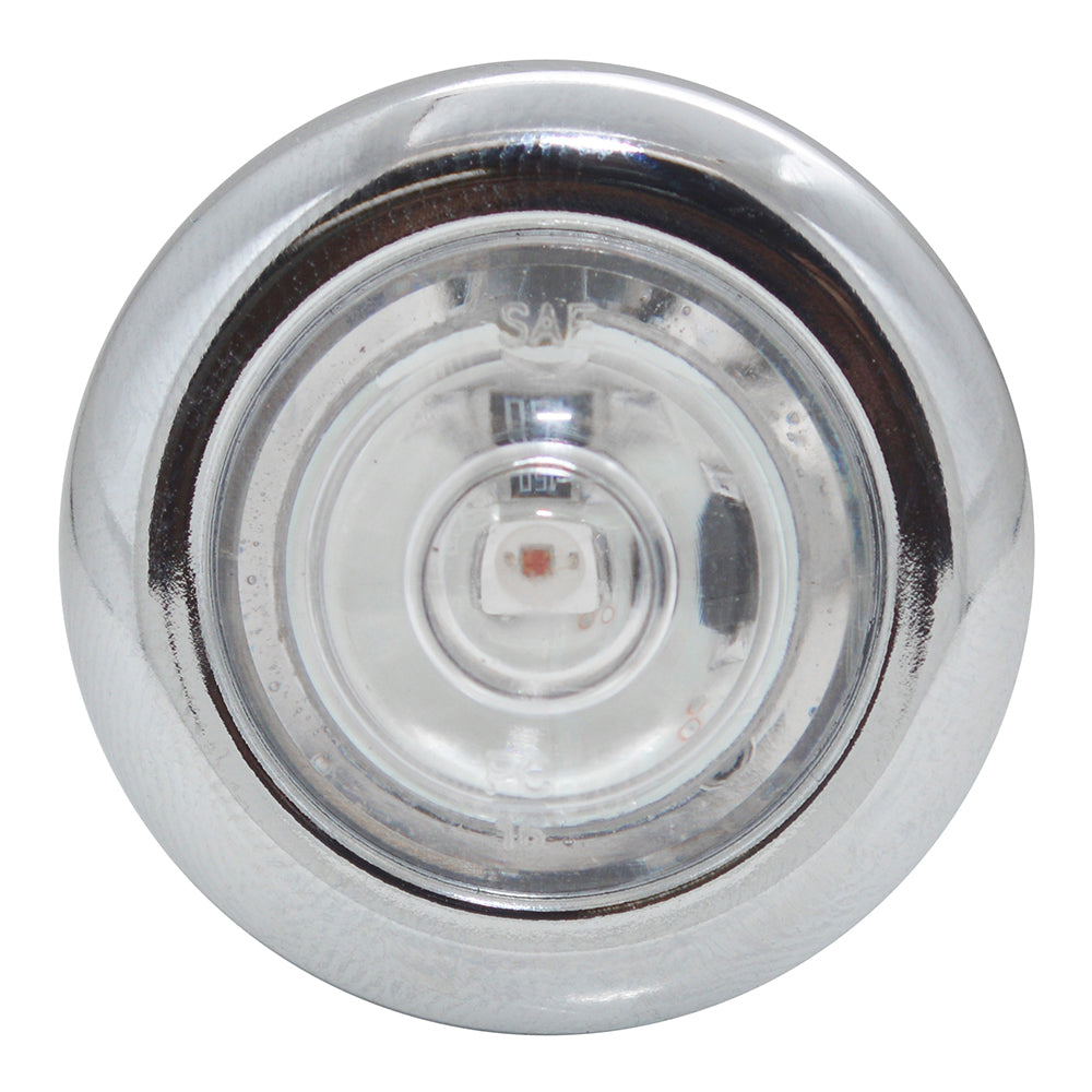 Peterbilt Front Air Cleaner Amber Clear LED Light Bar
